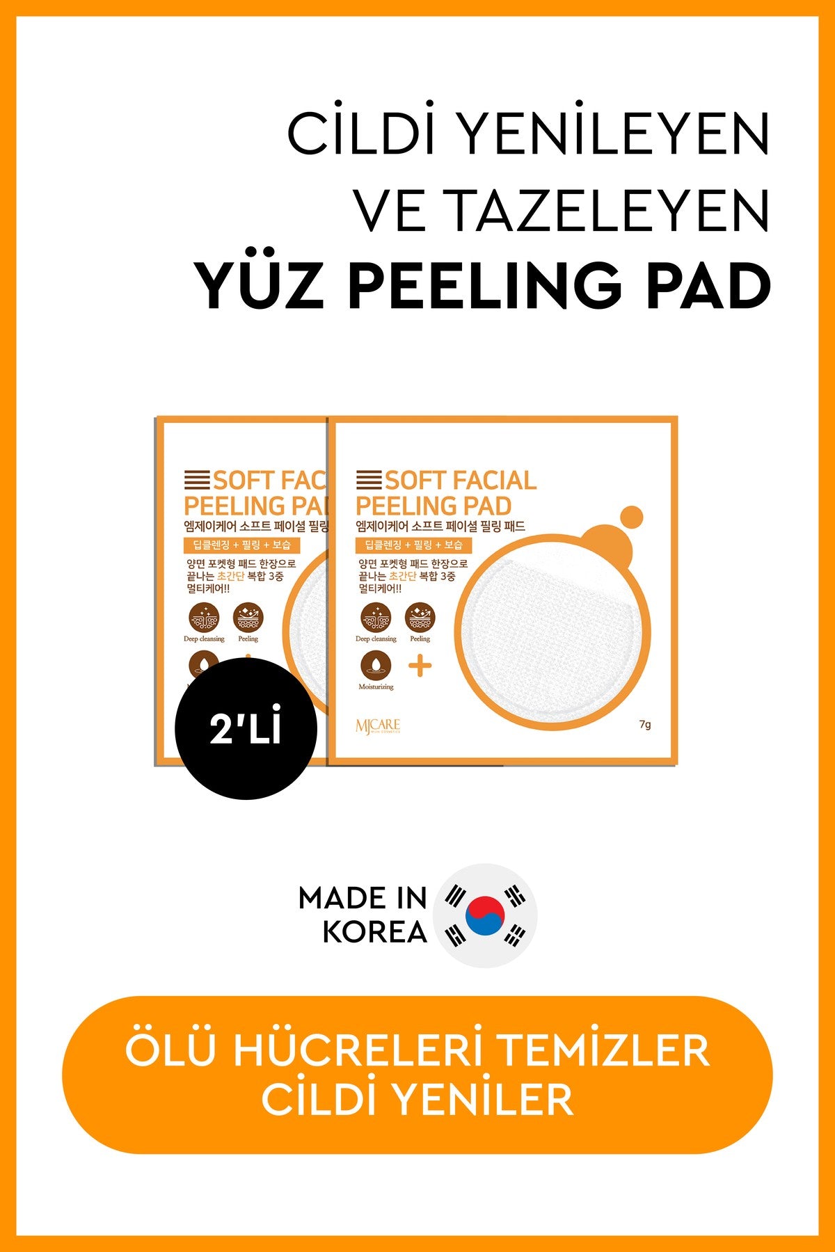 Face Peeling Pad 2'li